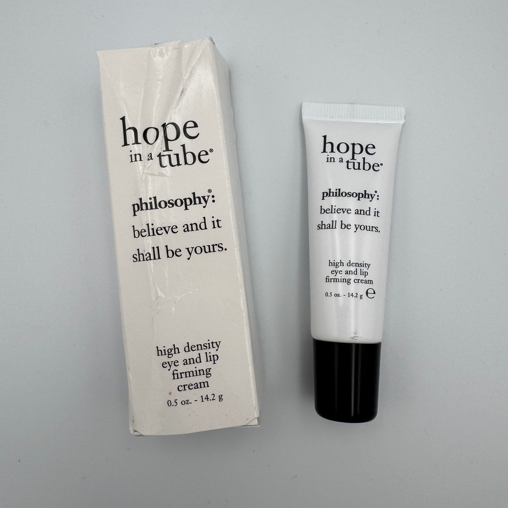 Philosophy Hope in a Tube Eye and Lip Firming Cream 0.5 oz New in Box - Picture 5 of 5